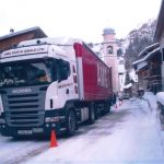 AMG Delivering in the Snow